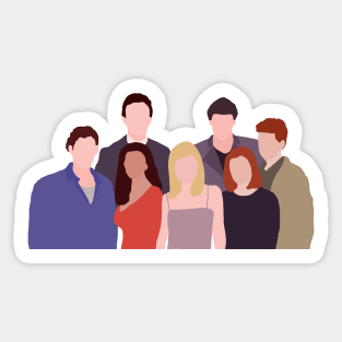 buffy cast Sticker